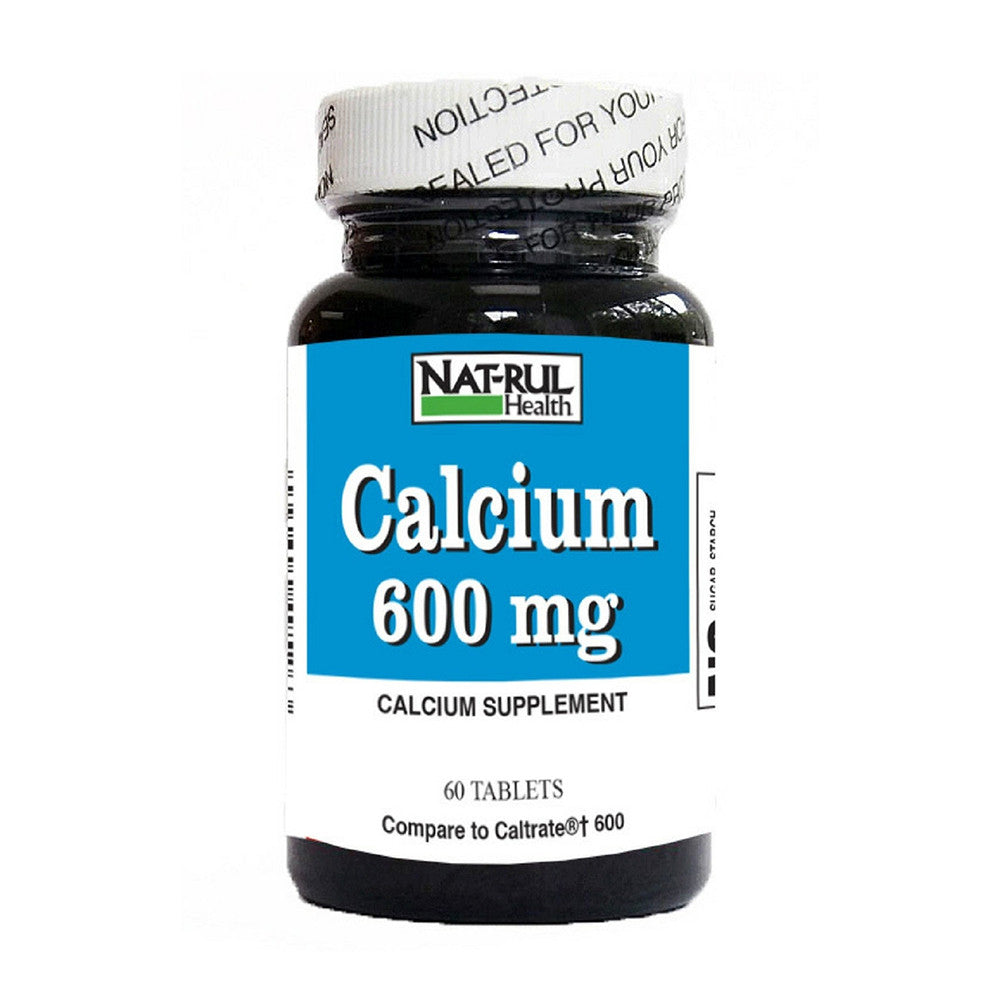 Natrul Health Calcium 600 Mg Tablets, 60 Ea